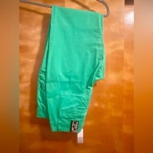 New York & Company new with tags cuffed pant in green.
